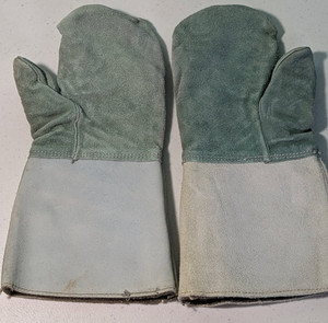 Welding Gloves Vintage Green
