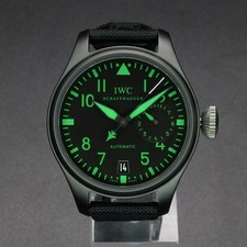 IWC Big Pilot Top Gun W501903 49MM Ceramic Bl...