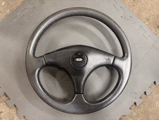 1985-1986 Ford Mustang Gt Tri Spoke Factory Leather Steering Wheel Oem Foxbody