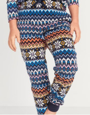 NWT Holiday Winter Pajamas Kids Old Navy Unisex Fleece Pants Fair Isle Var Sizes