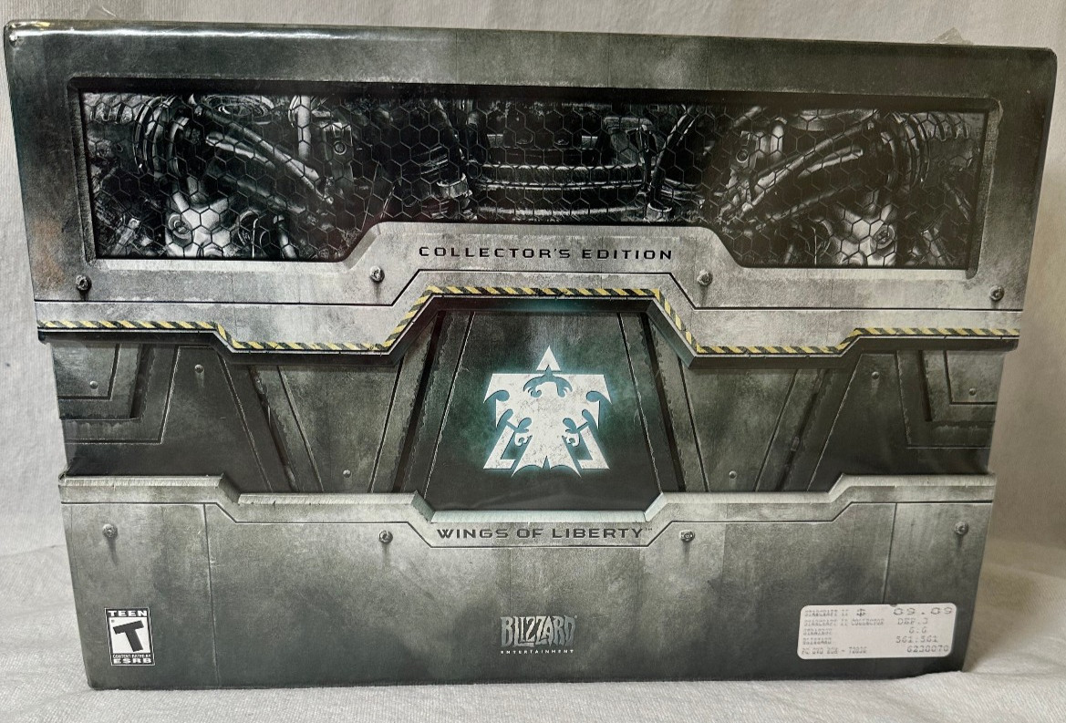 STARCRAFT 2 WINGS OF LIBERTY COLLECTOR'S EDITION - NEW IN BOX - FACTORY SEALED