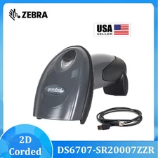 Symbol Motorola DS6707-SR20007ZZR 1/2D Handheld Barcode Scanner with USB Cable