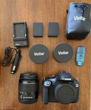 Canon EOS 4000D DSLR Camera Black - 18-55 Lens - Under 500 Shutter Count T-100