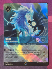 2023 Disney Lorcana TCG - Sisu Divine Water Dragon 214/204 - Enchanted - Foil