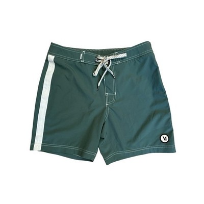Vuori Men's Puerto Beach Green Board Short Swim Suit Size 28