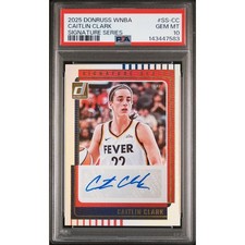 2025 Donruss WNBA #SS-CC Caitlin Clark Signature Series PSA 10 Pop 10