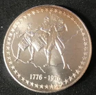 1976 U.S. Second Centennial Constitutional 1 oz .999 Fine Silver Swiss America