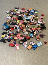Lot of 130 Jibbitz Charms For Crocs Shoe Misc Mixed Kids Girls Boys Fun Fun