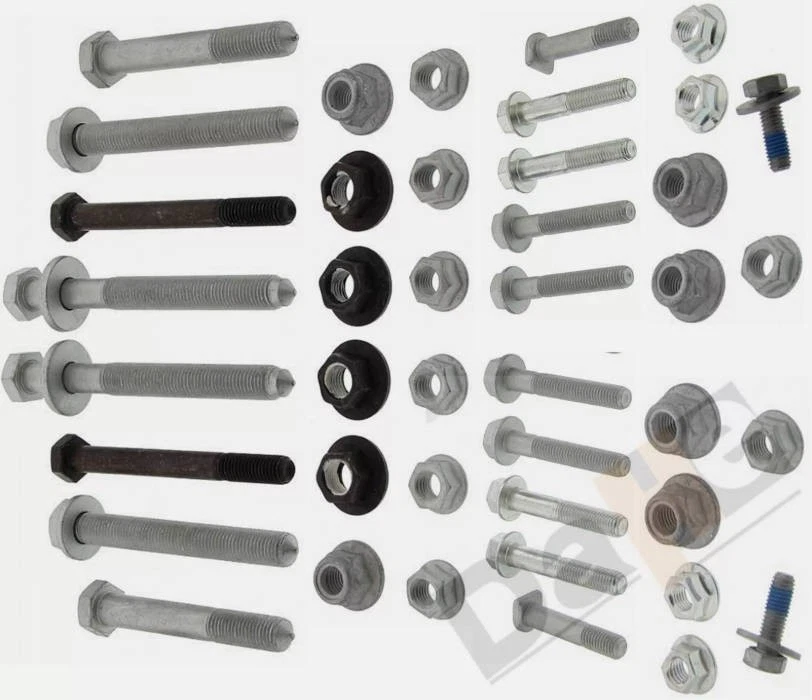 KIT VITI PER BRACCIO OSCILLANTE ASTA ACCOPPIAMENTO AUDI A8 D3 4E VW PHAETON ASSALE ANTERIORE