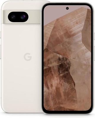 Google Pixel 8a 5G - Fully Unlocked - 128GB Porcelain White 6.1'' - OPEN BOX