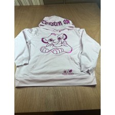 Disney Lion King Simba Hoodie Youth XXL Pink Hakuna Matata No Worries