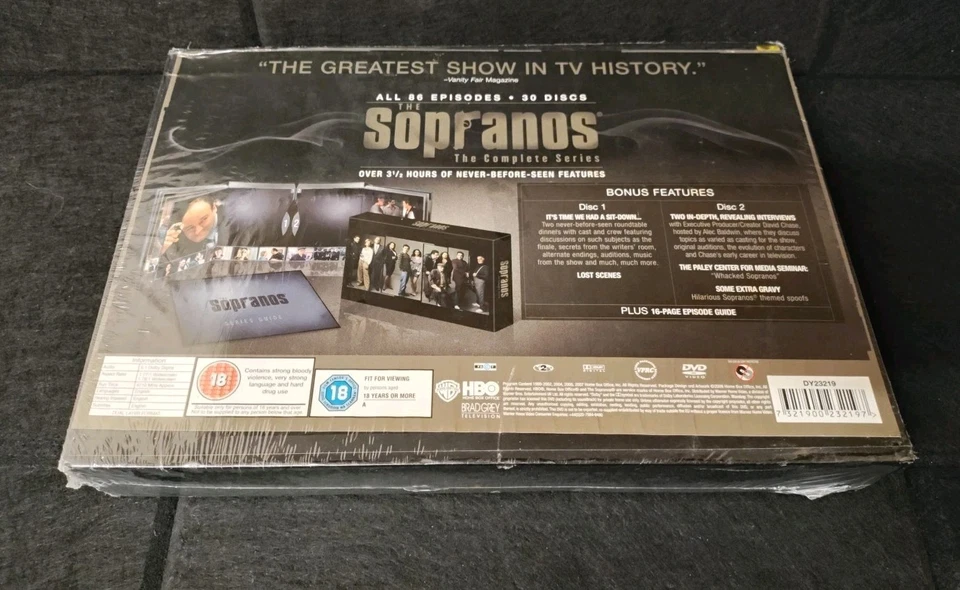 The Soprano's The Complete Series 1-6 , 30 Disk HBO Deluxe Edition RARE SEALED - Image 3 of 4