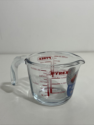 Pyrex 0,25L Messkanne Küchenzubehör Glas Neu