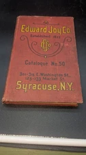 Rare 1912 Syracuse Edward Joy Co. Hard Cover Advertising Catalog