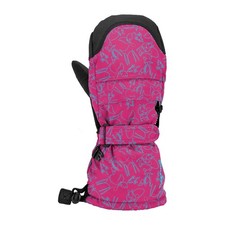 Toddlers' Baby Baby Baby Mitten, Magenta Woodland, X-Large