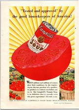 1929 Good Housekeeping, Campbells Soup, Giant Tomato, Vintage Ad
