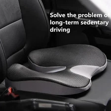 ORTHOPEDIC MEMORY FOAM PROSTATE CUSHION FOR TAILBONE & SCIATICA, CAR SEAT RELIEF