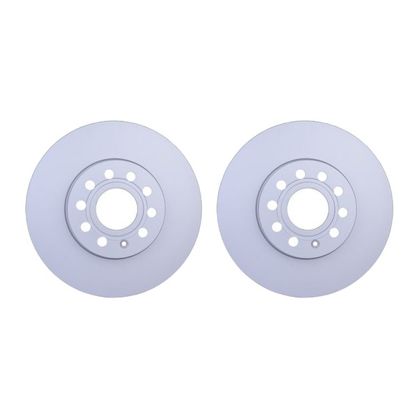 2 Bremsscheiben InnenbelüFtet Ø 65 Mm 24,9 Mm Hella Passend FüR U.A. Audi A3-image
