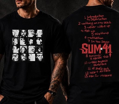 Sum 41 All Killer No Filler Tracklist Unisex T-Shirt