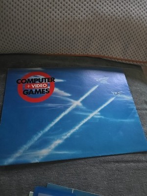 Vintage Computer And Video Games 1987 Calender/Poster Space Harrier Vgc