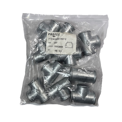 3/4'' T-Stück verzinkt 10 Stück