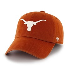 NCAA Texas Longhorns Mens Clean Up Cap, Burnt Orange 1, One Size