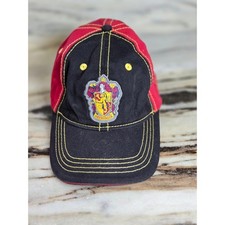 Universal Studios Harry Potter Gryffindor Hat Black Red Snapback Baseball Cap