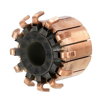 Electric Motor Commutator 12 Gear Teeth 7.96mm ID 19.2mm OD