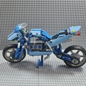 LEGO Technic Motorcycle Lot - Large Scale Blue MOC & 42036 Street Bike - Working