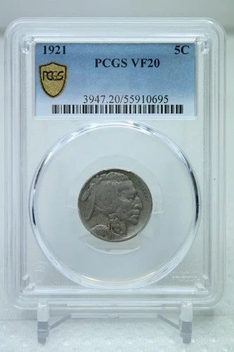 1921 Buffalo Nickel 5C PCGS VF20 #0695