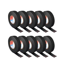5-10 Rolls 19mm*15m Wiring Loom Tape Wire Harness Heat Proof Tape for Car Cables