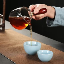 Glass Teapot Kettle with Loose Leaf Tea Strainer Tea Pot with Infuser for Tea