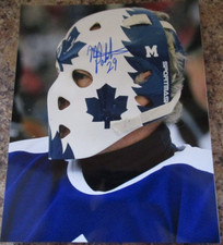 MIKE PALMATEER SIGNED 8x10 GLOSSY PHOTO TORONTO MAPLE LEAFS COA