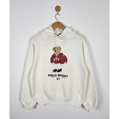 Vintage Polo Bear Sport Ralph Lauren 90s Hoodie