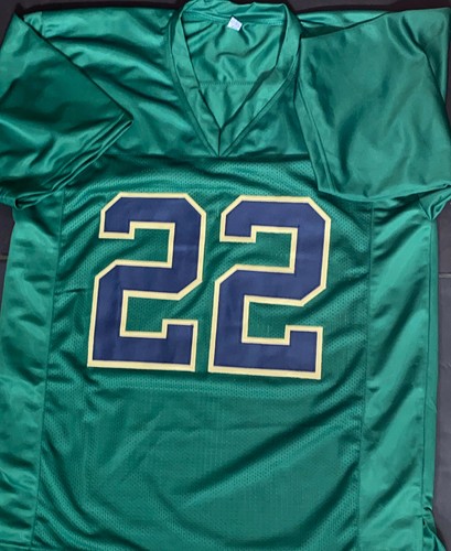Logan Diggs Notre Dame Irish Autographed Signed Green Jersey JSA WITNESS COA . - Picture 2 of 2