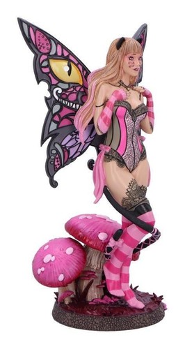 Cheshire Cat Wonderland Fairy Figurine (24cm) - Picture 4 of 7