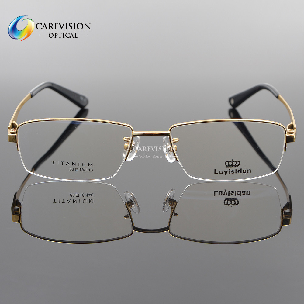 Half Rimless Glasses Men Rx Able Optical Eyeglasses Agstum Titanium