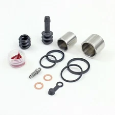 Brake Caliper Seal+Stainless Stl Piston Kit for 1994-06 Kawasaki CONCOURS Front