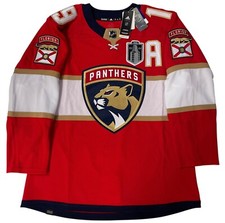 MATTHEW TKACHUK AUTHENTIC ADIDAS 2024 FLORIDA PANTHERS STANLEY CUP JERSEY SZ 52