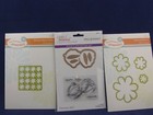 Mixed Lot of Paper Crafting Supplies/Floral Dies and Stamp-3 Items/Nip/Sms,Fsj