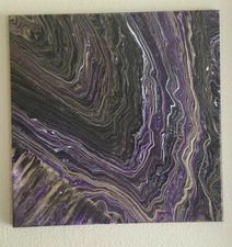 NEW - Original Acrylic Painting, Fluid Art, Abstract, Wall Art, Paint Decoration