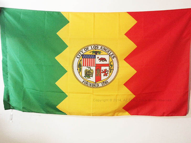 BANDIERA LOS ANGELES 90x60cm - BANDIERA CITTÀ DI LOS ANGELES - CALIFORNIA 60 x 9