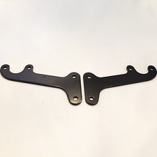 1938-56 Ford Pickup Tail Light Brackets - Steel - Black 1938-56 Ford Pickup Tail Light Brackets - Steel - Black