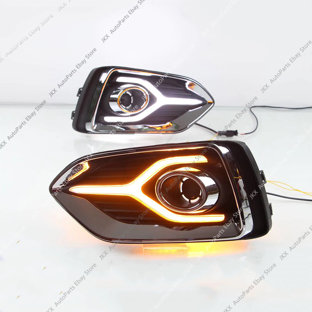 DRL Daytime Running lamp Fog Light w/ Turn Signal k For Hyundai Accent