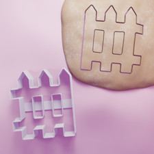 Piquet Clôture Coupe Biscuit - Fondant - 3 Tailles