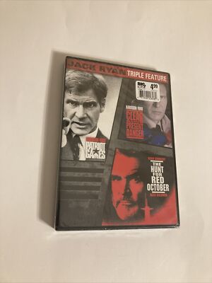 Jack Ryan Triple Feature DVD 3-Movie Set (NEW/SEALED)