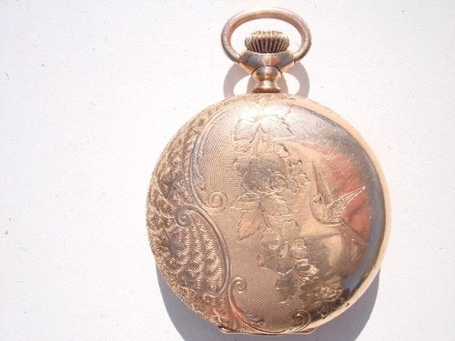 Waltham 4 size 7 jewels Pocket Watch Hunter Case