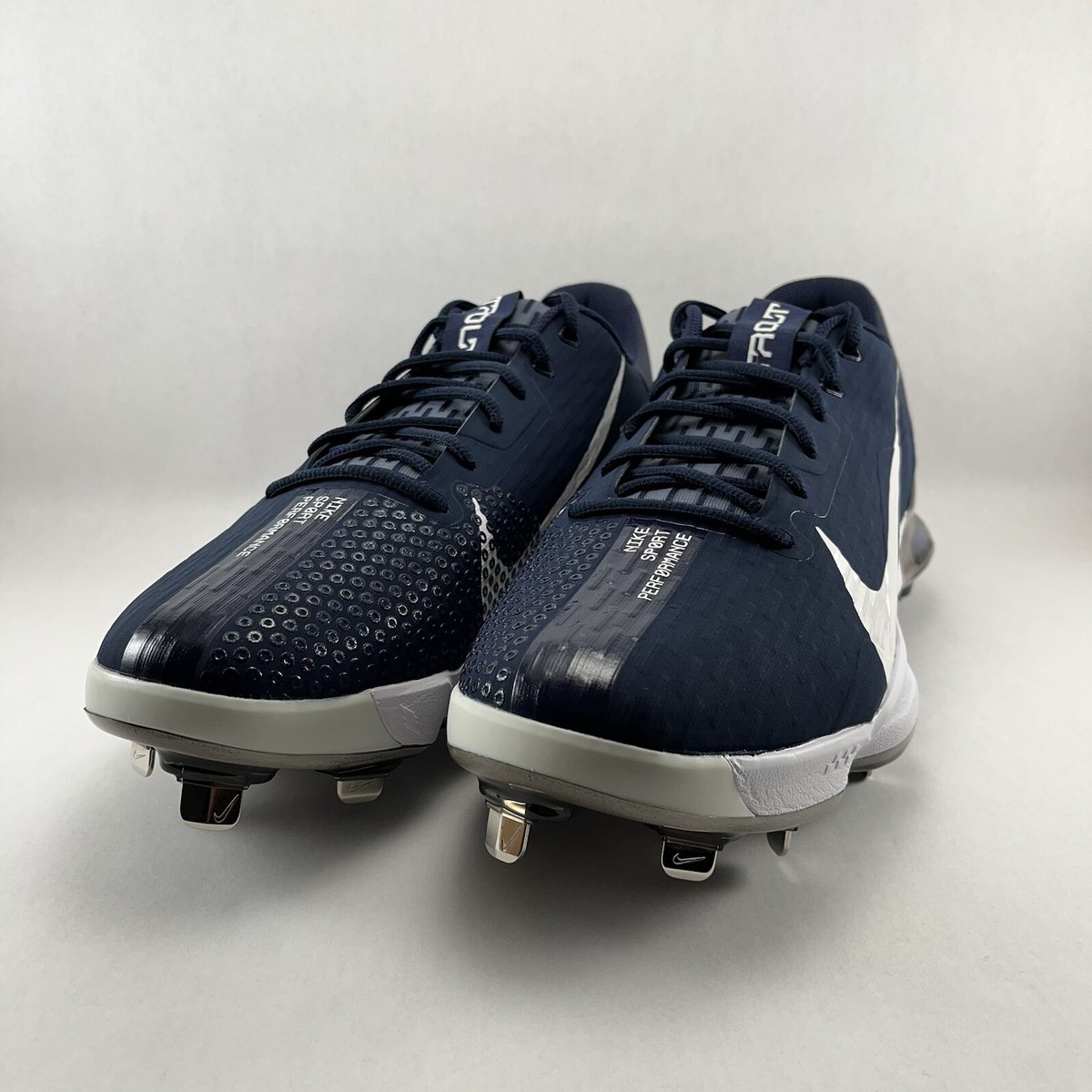 Size 13.5 Nike Force Zoom Trout 7 Navy Blue Baseball Cleats 