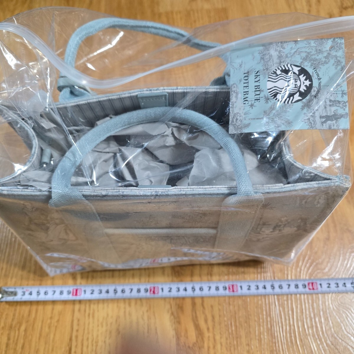 韓国スタバ★24サマー★French summer picnic tote bag 韓国スタバ☆Starbucks French Summer Picnic Tote Bag ☆24新品