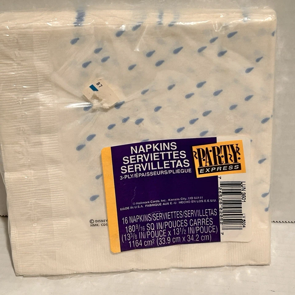 Servilletas Winnie The Pooh Fiesta 3 Capas 16 Servilletas Nuevas en Paquete Foto 3 de 4